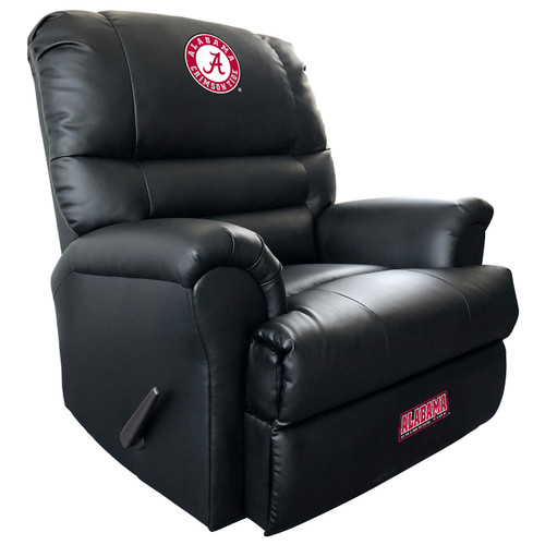 Alabama Crimson Tide Leather Sports Recliner