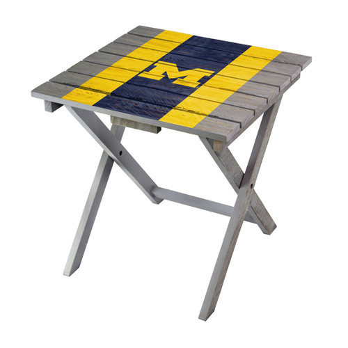 Michigan Wolverines Adirondack Folding Table