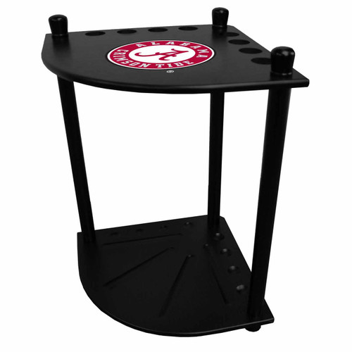 Alabama Crimson Tide Corner Pool Cue Rack