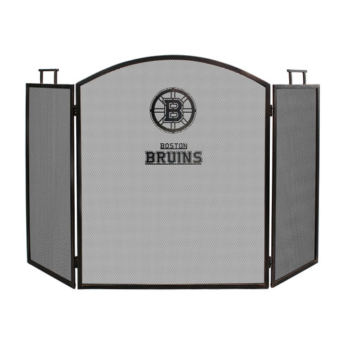 Boston Bruins Fireplace Screen