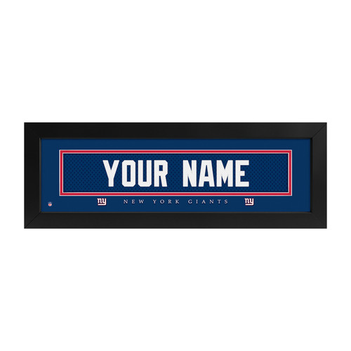 New York Giants Name Plate Custom Print
