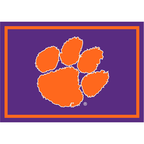 Clemson Tigers Spirit Area Rug