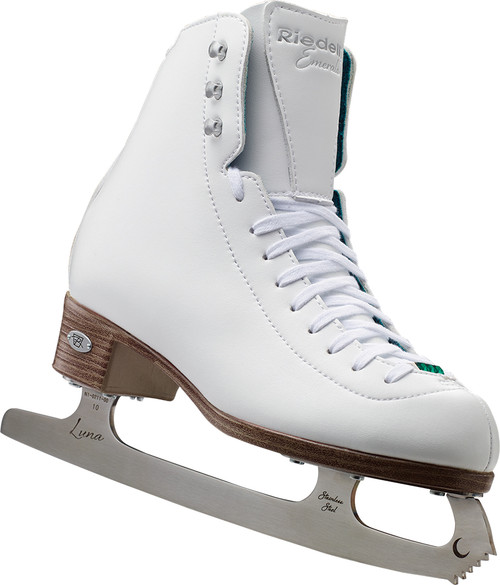 Riedell Emerald Ladies Figure Skates with Eclipse Luna Blades