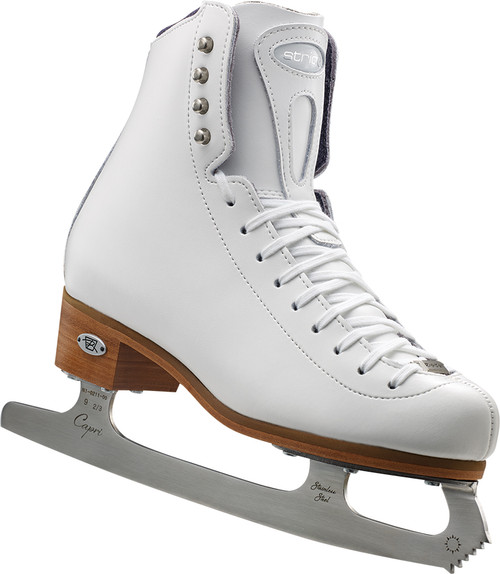 Riedell Stride Junior Girls Figure Skates with Eclipse Capri Blades