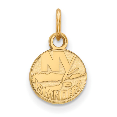 New York Islanders 10k Yellow Gold Extra Small Pendant