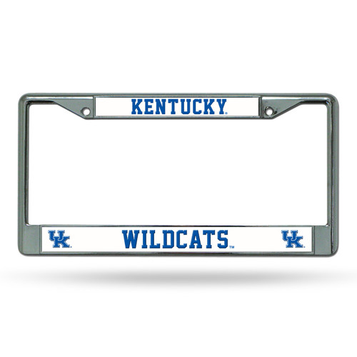 Kentucky Wildcats NCAA Chrome License Plate Frame