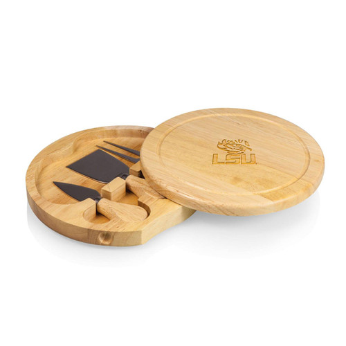 LSU Tigers - Brie Cheese Board - Parawood