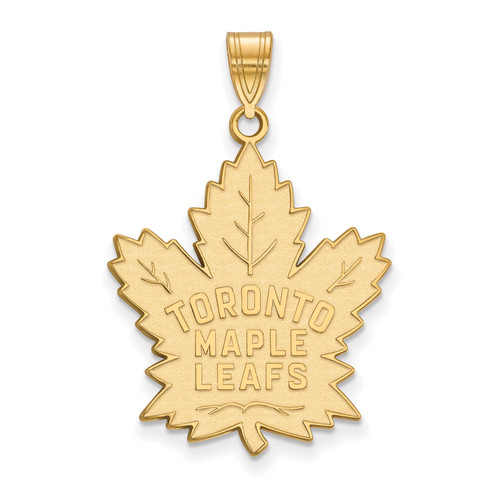 Toronto Maple Leafs 10k Yellow Gold Extra Large Pendant