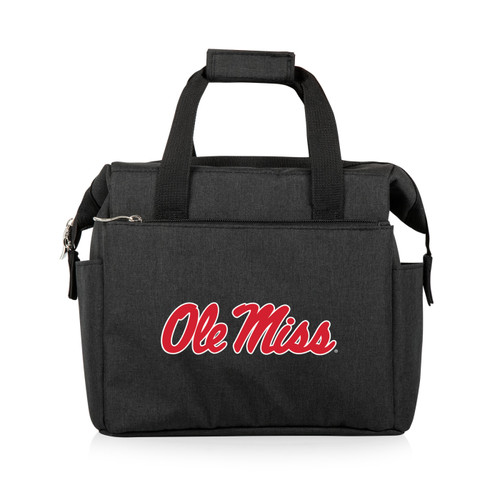 Mississippi Rebels Black On The Go Lunch Cooler