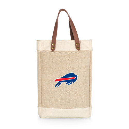 Buffalo Bills Pinot Jute 2 Bottle Insulated Wine Bag