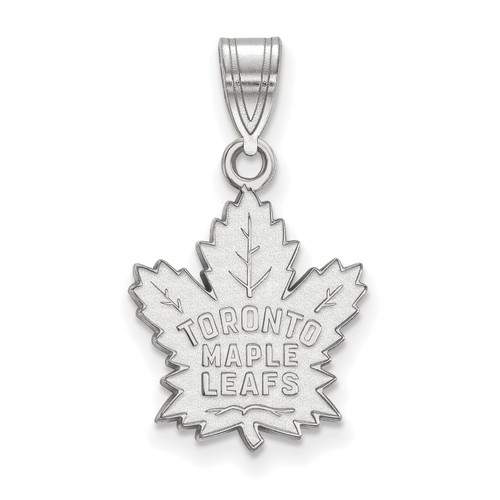 Toronto Maple Leafs 14k White Gold Medium Pendant