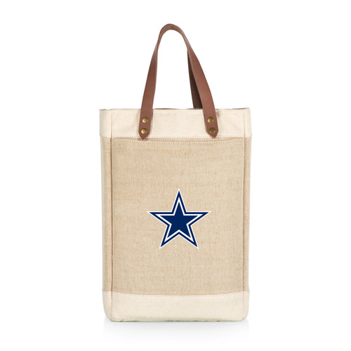 Dallas Cowboys Pinot Jute 2 Bottle Insulated Wine Bag