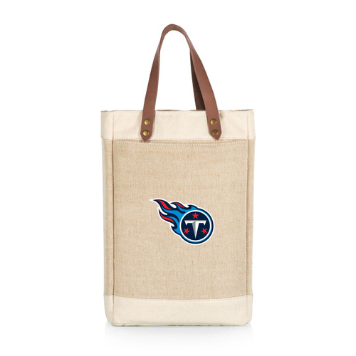 Tennessee Titans Pinot Jute 2 Bottle Insulated Wine Bag