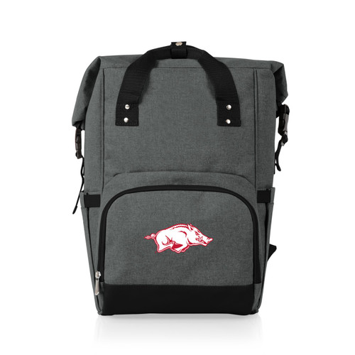 Arkansas Razorbacks On The Go Roll-Top Cooler Backpack
