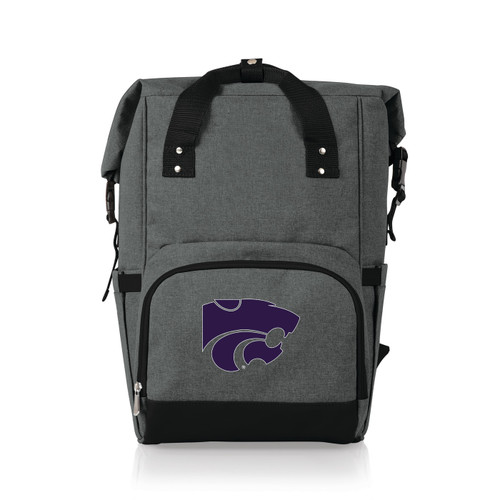 Kansas State Wildcats On The Go Roll-Top Cooler Backpack