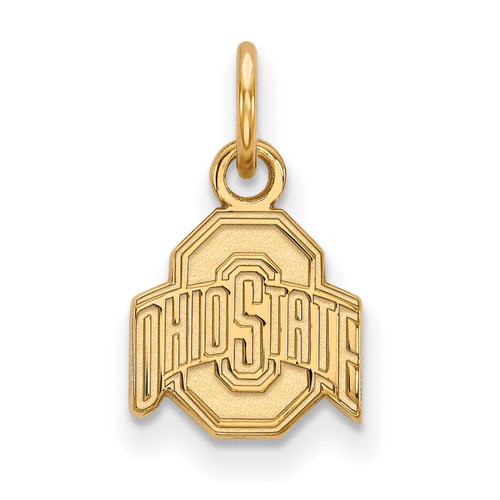 Ohio State Buckeyes 14k Yellow Gold Extra Small Pendant