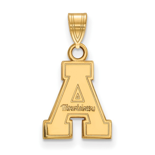 Appalachian State Mountaineers 14k Yellow Gold Small Pendant