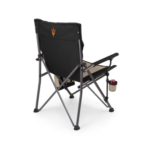 Arizona State Sun Devils Black Big Bear XL Camp Chair with Cooler