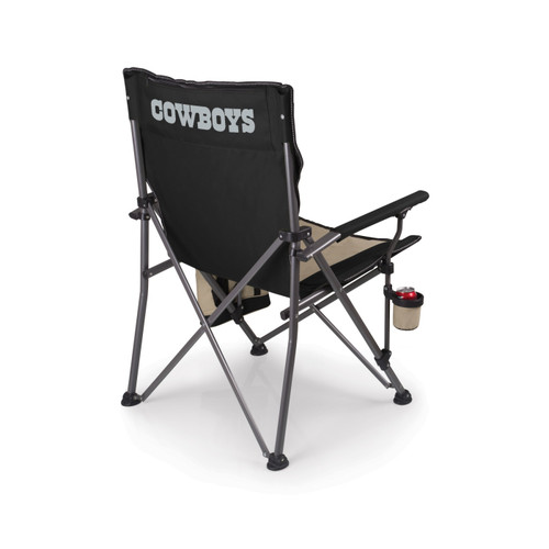 Dallas Cowboys Black Big Bear XL Camp Chair with Cooler