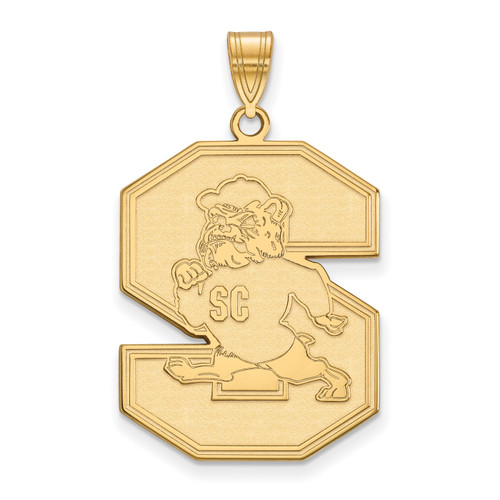 South Carolina State Bulldogs 14k Yellow Gold Extra Large Pendant