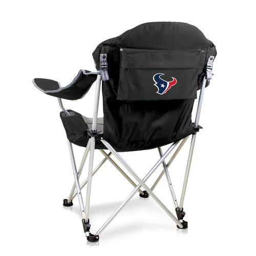 Houston Texans Black Reclining Camp Chair