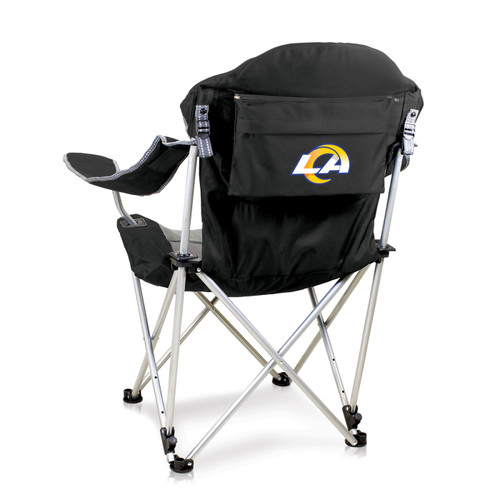 Los Angeles Rams Black Reclining Camp Chair