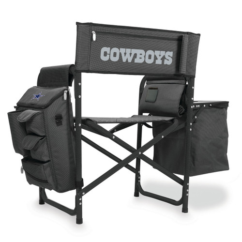 Dallas Cowboys Dark Gray/Black Fusion Folding Chair