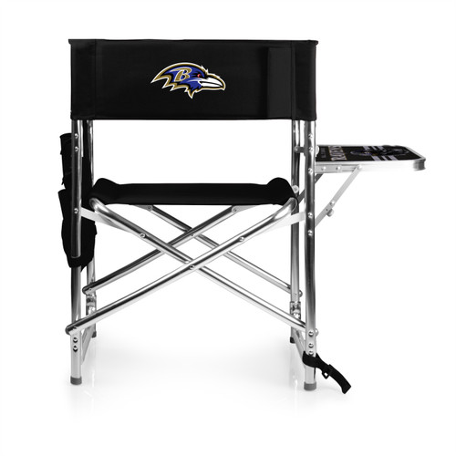 Baltimore Ravens Black Sports Folding Chair