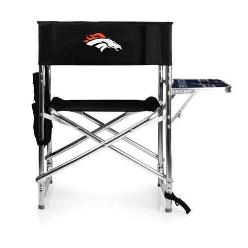 Denver Broncos Black Sports Folding Chair