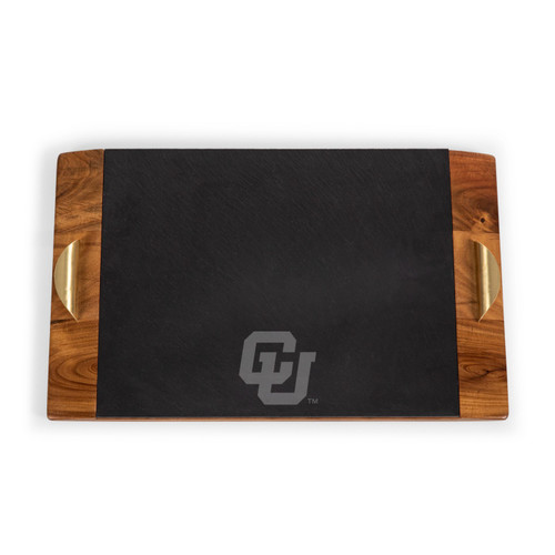 Colorado Buffaloes Covina Acacia and Slate Serving Tray