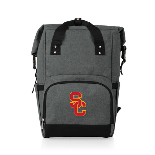 USC Trojans On The Go Roll-Top Cooler Backpack