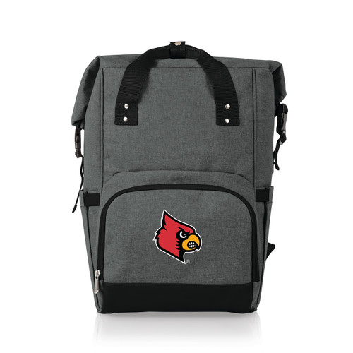 Louisville Cardinals On The Go Roll-Top Cooler Backpack