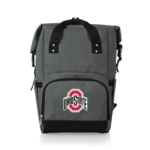 Ohio State Buckeyes On The Go Roll-Top Cooler Backpack