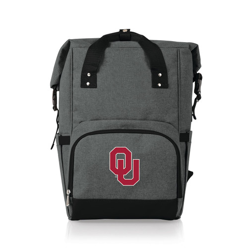 Oklahoma Sooners On The Go Roll-Top Cooler Backpack
