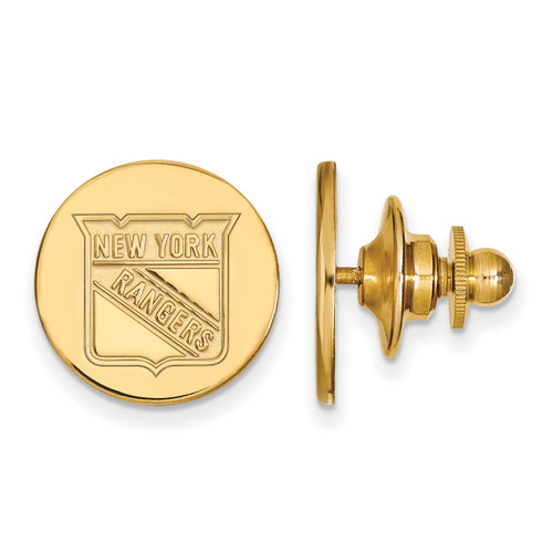 New York Rangers 14k Yellow Gold Lapel Pin