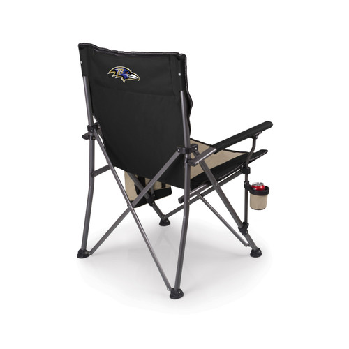 Baltimore Ravens Big Bear XL Camp Chair with Cooler