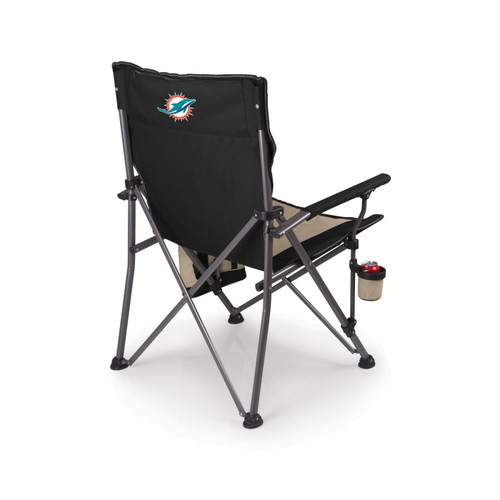 Miami Dolphins Big Bear XL Camp Chair with Cooler