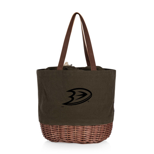 Anaheim Ducks Khaki Green Coronado Basket Tote