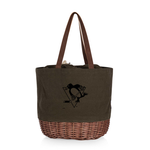 Pittsburgh Penguins Khaki Green Coronado Basket Tote