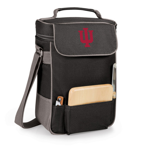 Indiana Hoosiers Black Duet Insulated Wine Bag