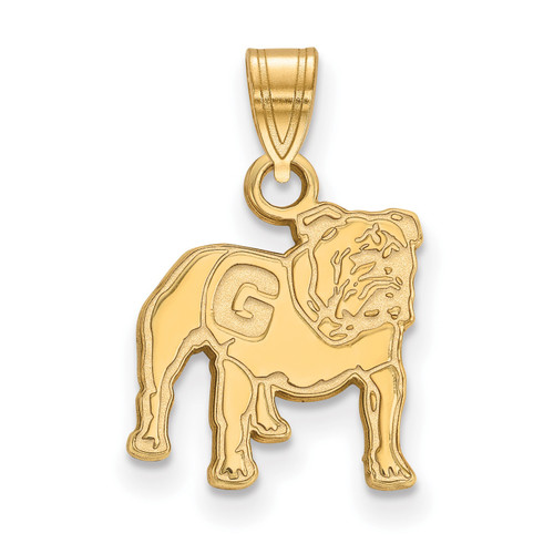 Georgia Bulldogs 14K Yellow Gold Small Charm