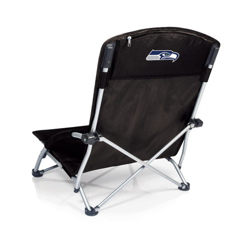 Seattle Seahawks Black Tranquility Beach Chair