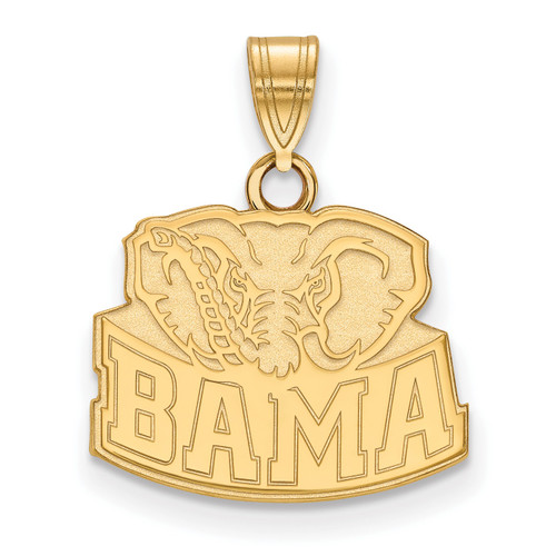 Alabama Crimson Tide 14K Yellow Gold Small Pendant