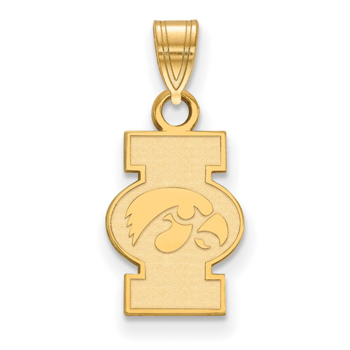 Iowa Hawkeyes 14K Yellow Gold Charm