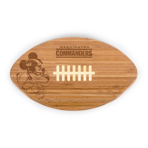 Washington Commanders Mickey Mouse Touchdown Cutting Board