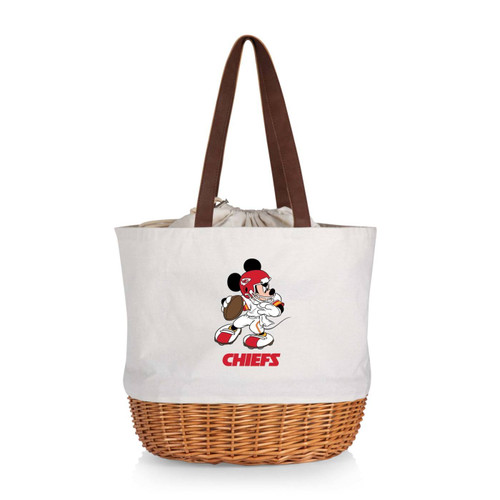 Kansas City Chiefs Mickey Mouse Coronado Basket Tote