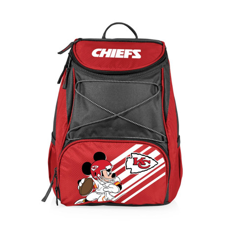 Kansas City Chiefs Mickey Mouse Red PTX Backpack Cooler