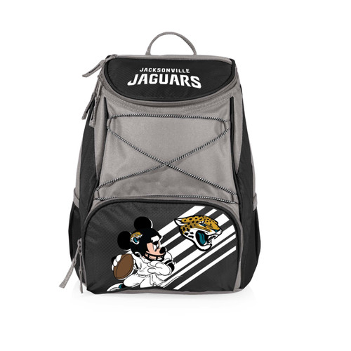 Jacksonville Jaguars Mickey Mouse Black PTX Backpack Cooler