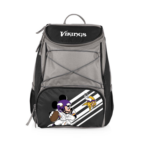 Minnesota Vikings Mickey Mouse Black PTX Backpack Cooler