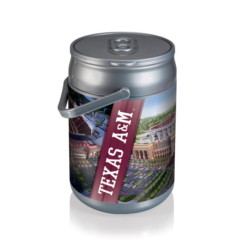 Texas A&M Aggies Silver Can Cooler